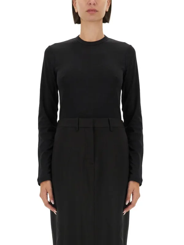 Helmut Lang SLIM FIT T-SHIRT WITH LOGO sold by Siebentaschen