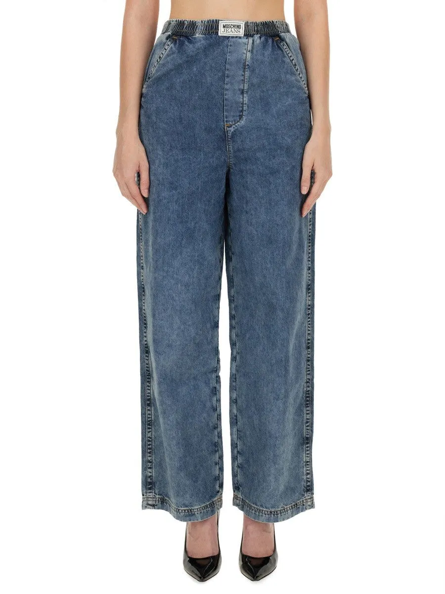 MOSCHINO JEANS JEANS WIDE LEG sold by Siebentaschen