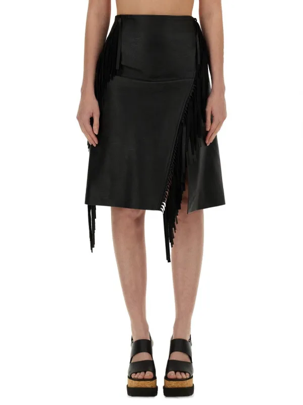 stella mccartney FRINGED SKIRT sold by Siebentaschen