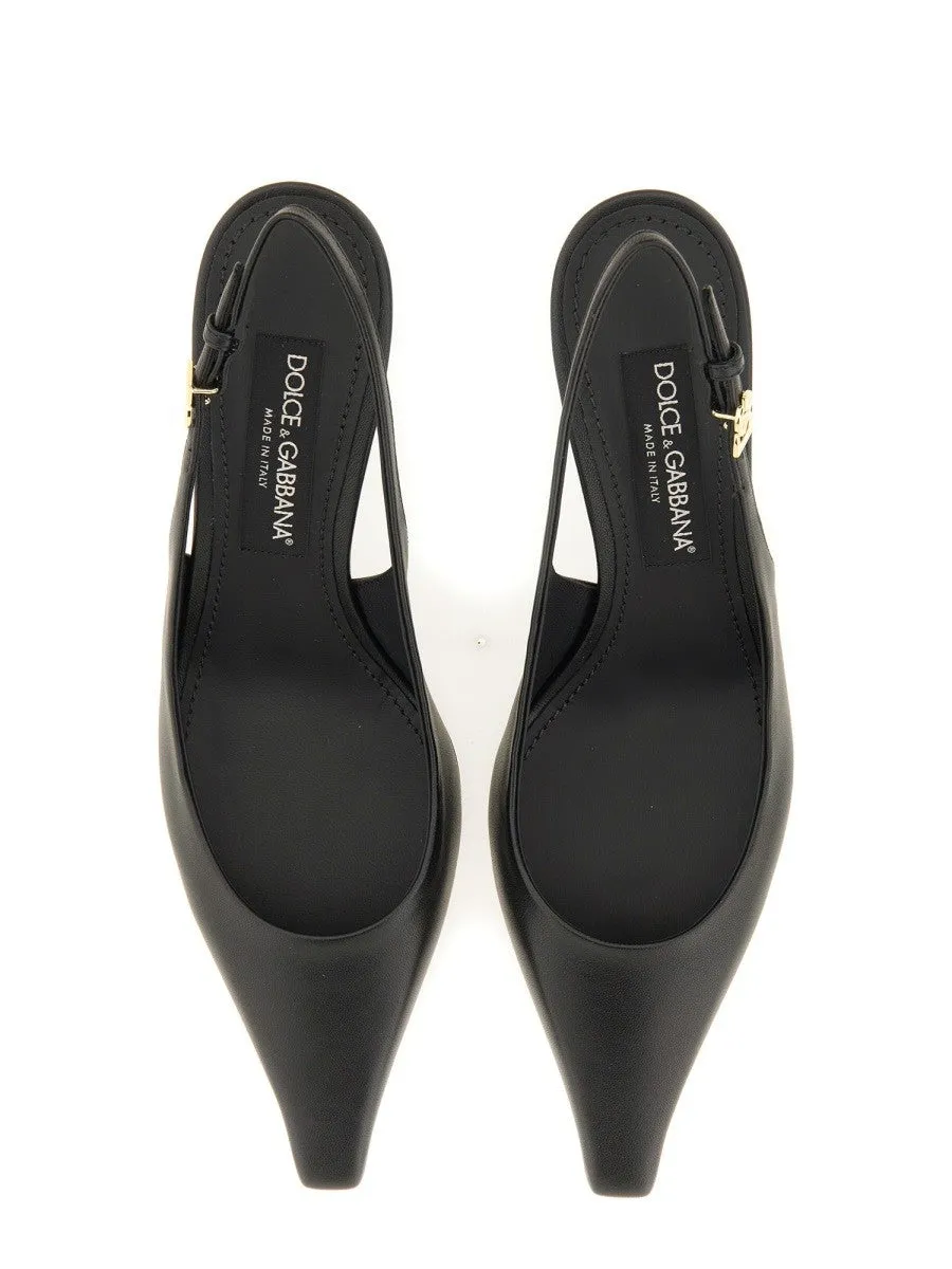 Dolce & Gabbana SLINGBACK WITH LOGO sold by Siebentaschen product image thumbnail 5
