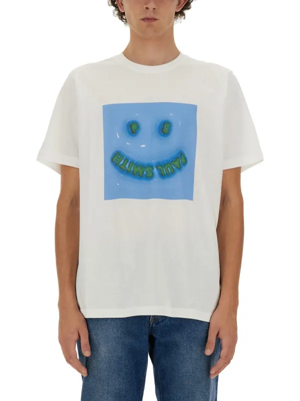 PS BY PAUL SMITH HAPPY T-SHIRT sold by Siebentaschen