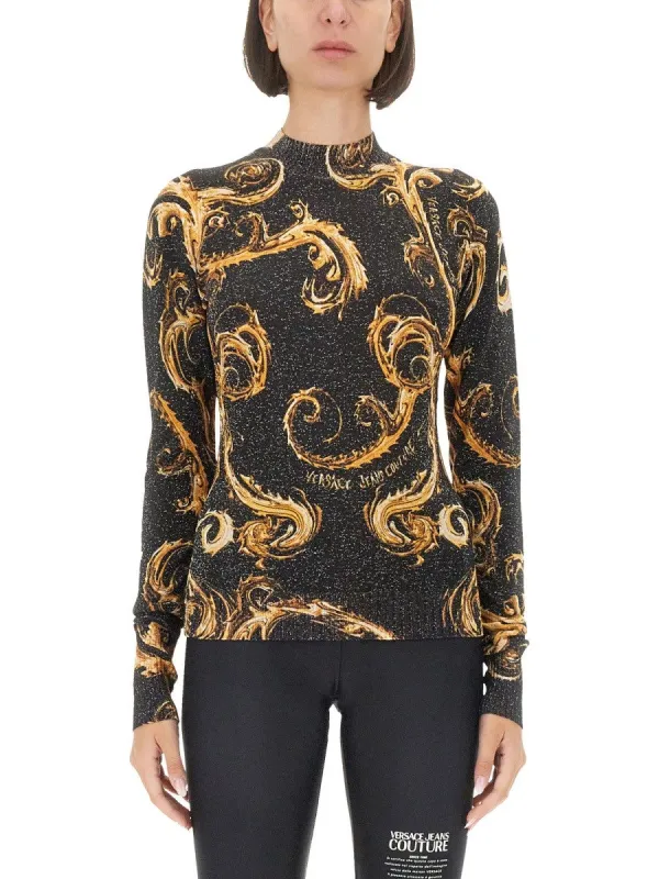 Versace Jeans Couture LUREX KNIT T-SHIRT sold by Siebentaschen