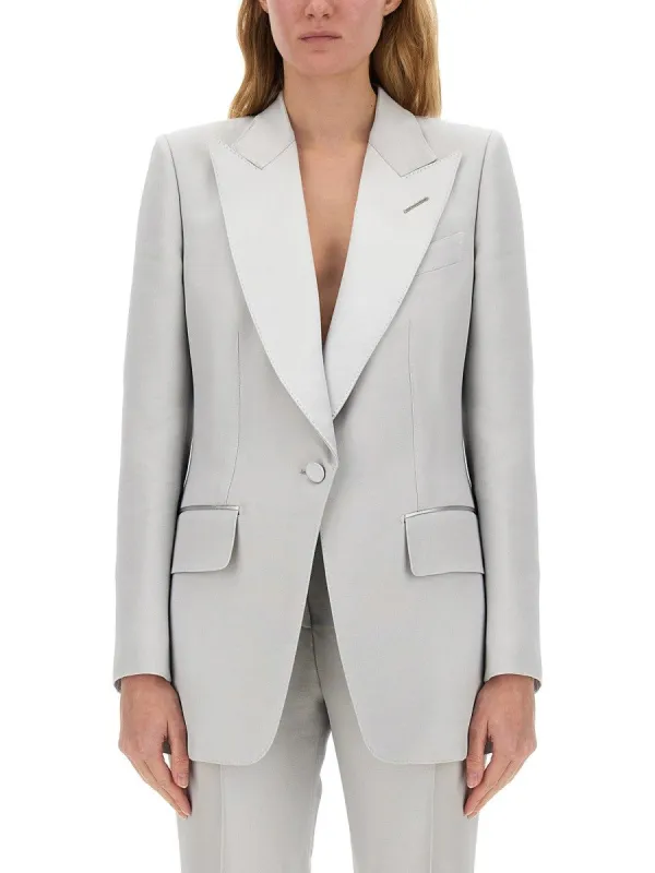 TOM FORD SINGLE-BREASTED TUXEDO JACKET "BIANCA" sold by Siebentaschen