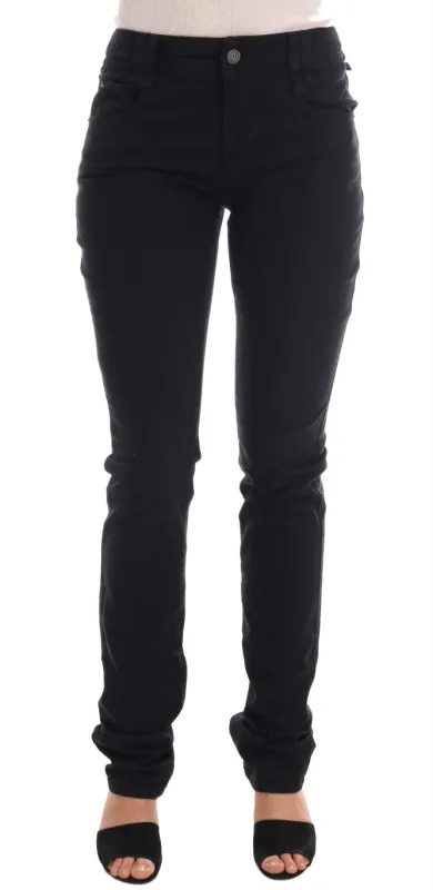 John Galliano Black Cotton Denim Stretch Regular Fit Jeans sold by Siebentaschen