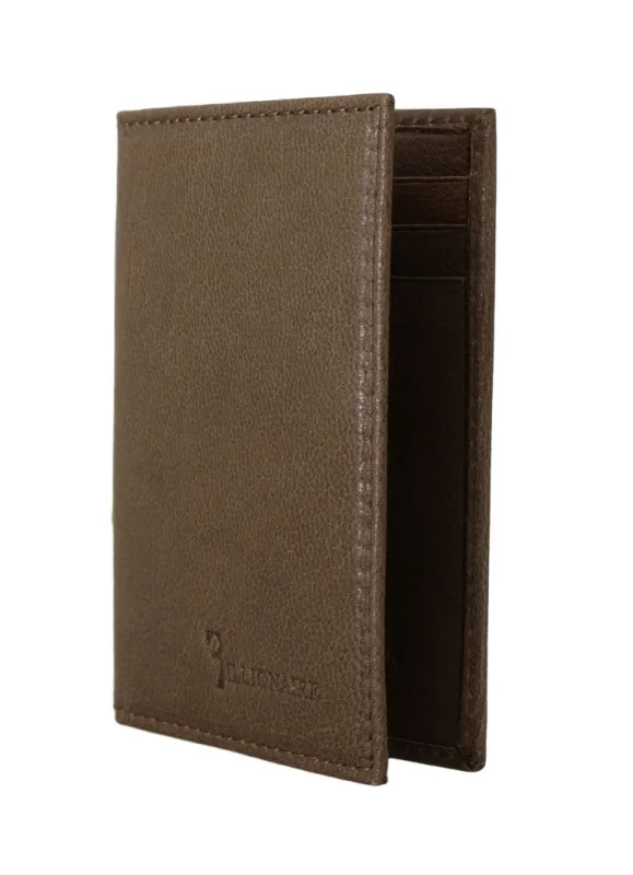 Billionaire Italian Couture Brown Leather Bifold Wallet sold by Siebentaschen