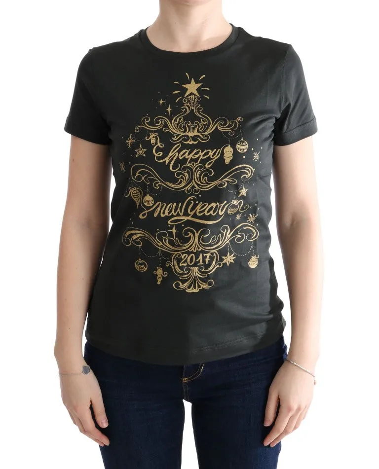Dolce & Gabbana Green Cotton 2017 Motive T-Shirt sold by Siebentaschen