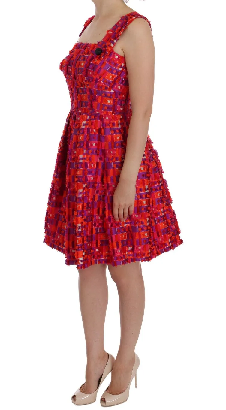 Dolce & Gabbana Pink Patterned A-line Above Knees Dress sold by Siebentaschen product image thumbnail 2