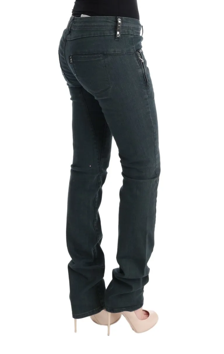 Costume National Gray Cotton Superslim Denim Jeans sold by Siebentaschen product image thumbnail 4