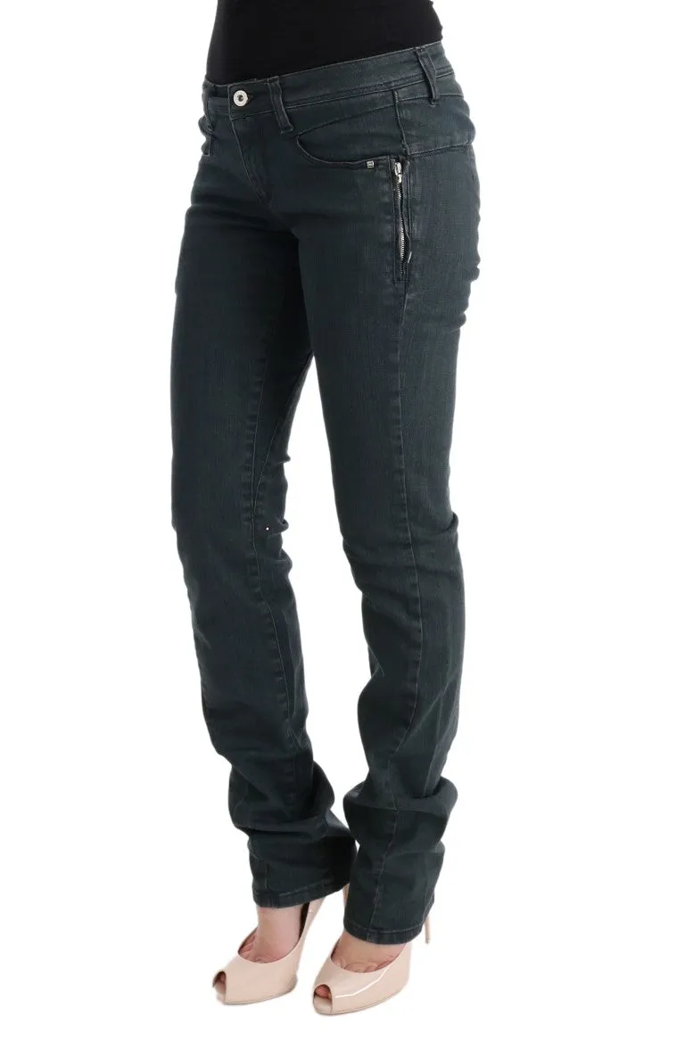 Costume National Gray Cotton Superslim Denim Jeans sold by Siebentaschen product image thumbnail 2