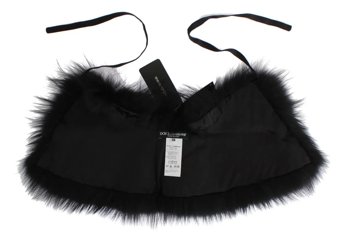 Dolce & Gabbana Black Fox Fur Collar Scarf sold by Siebentaschen product image thumbnail 5