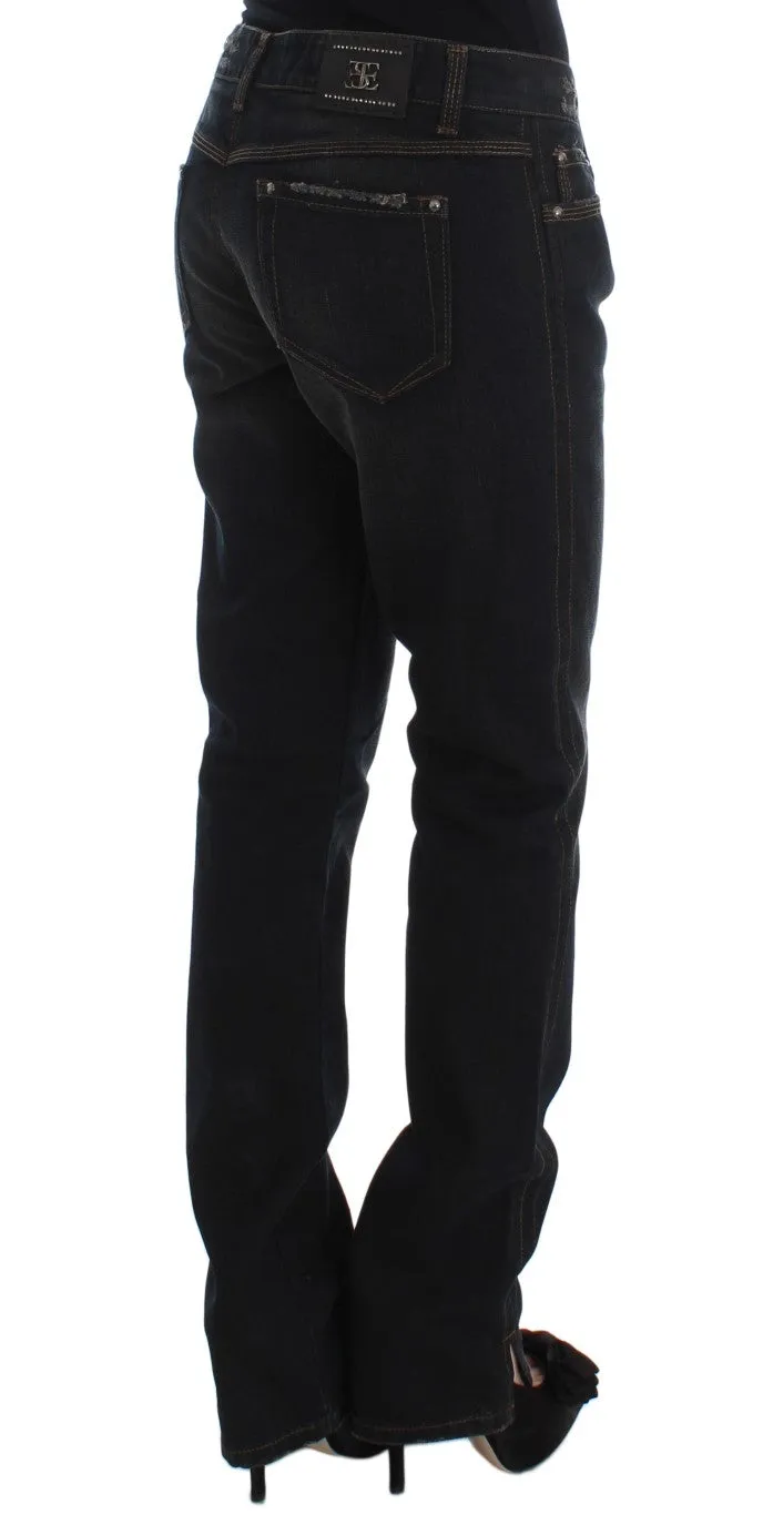 Ermanno Scervino Blue Wash Cotton Boyfriend Jeans sold by Siebentaschen product image thumbnail 4