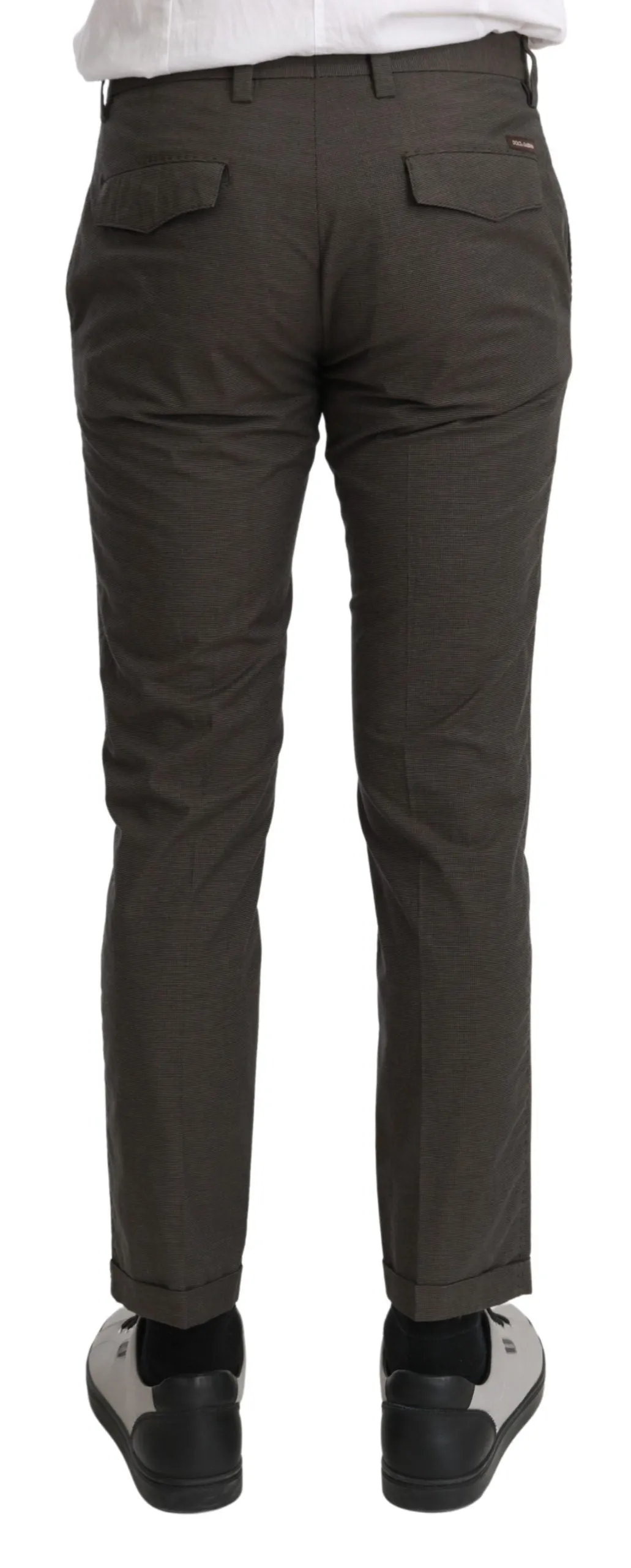 Dolce & Gabbana Brown Casual Mens Trouser 100% Cotton Pants sold by Siebentaschen product image thumbnail 3