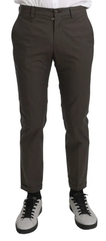 Dolce & Gabbana Brown Casual Mens Trouser 100% Cotton Pants sold by Siebentaschen