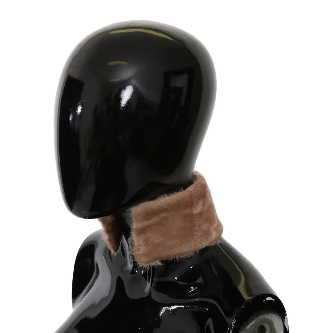 Dolce & Gabbana Beige Fur Neck Collar Lambskin Scarf sold by Siebentaschen product image thumbnail 4