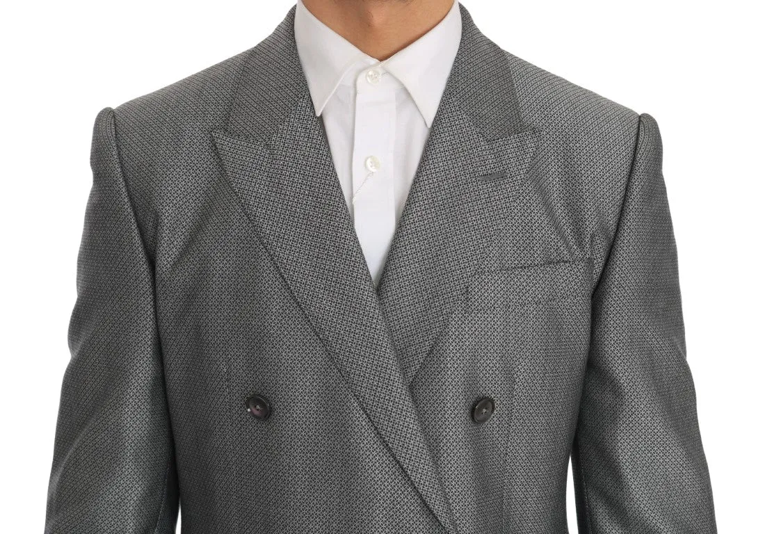 Dolce & Gabbana Black Stretch Crystal Bee Slim Fit Suit sold by Siebentaschen product image thumbnail 2