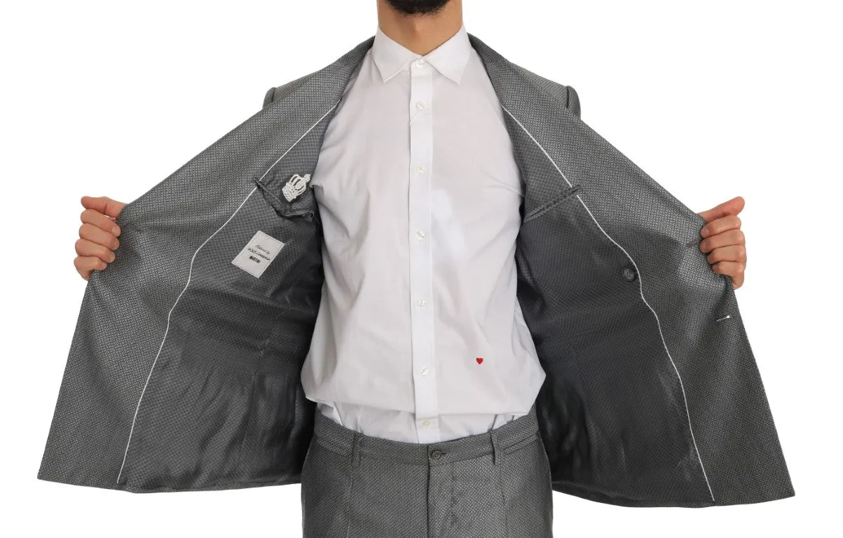 Dolce & Gabbana Black Stretch Crystal Bee Slim Fit Suit sold by Siebentaschen product image thumbnail 4