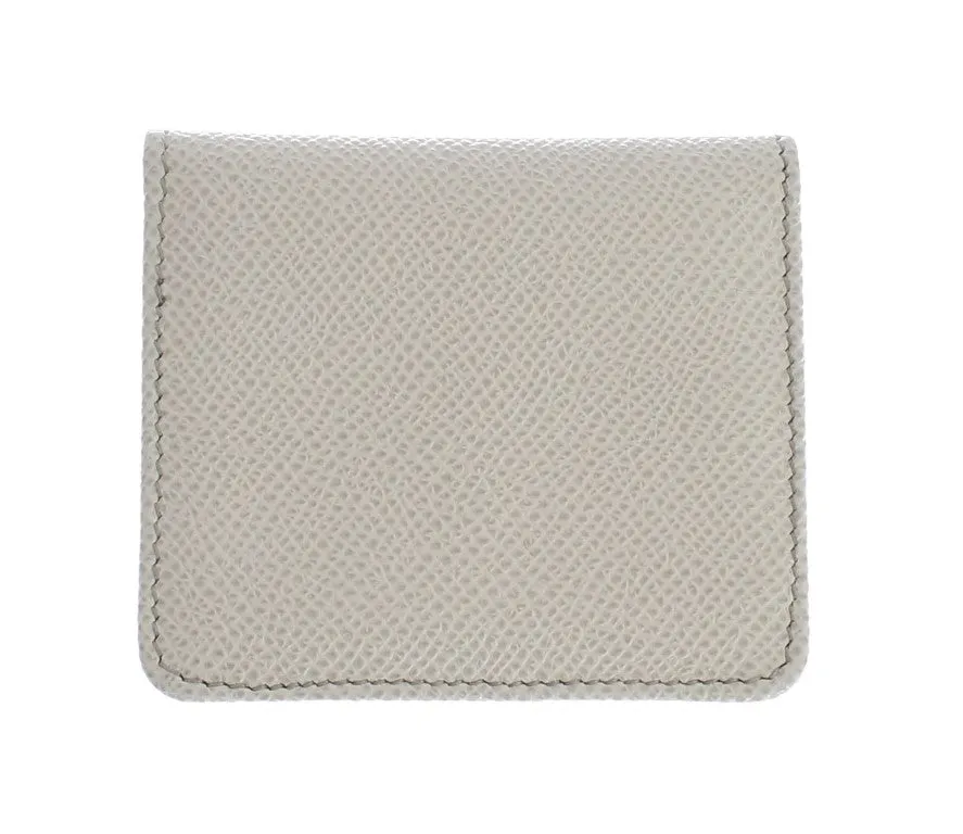 Dolce & Gabbana White Dauphine Leather Case Wallet sold by Siebentaschen product image thumbnail 2