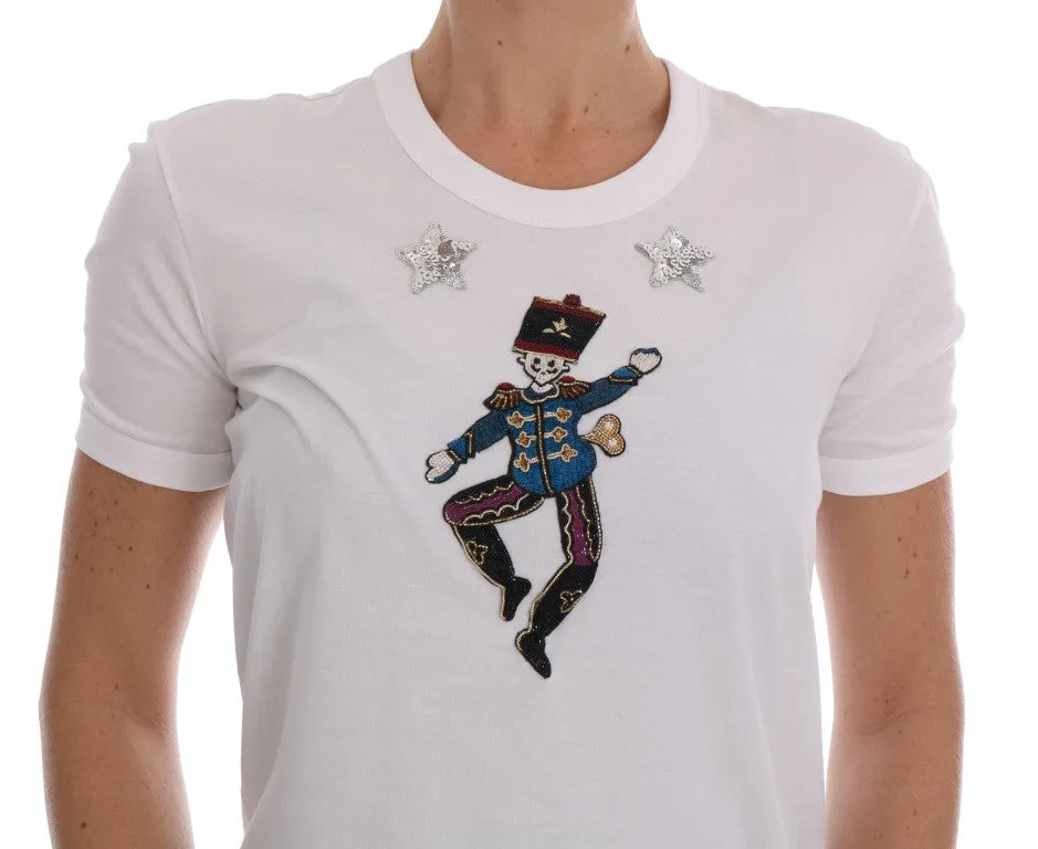 Dolce & Gabbana White Cotton Fairy Tale T-Shirt sold by Siebentaschen product image thumbnail 4