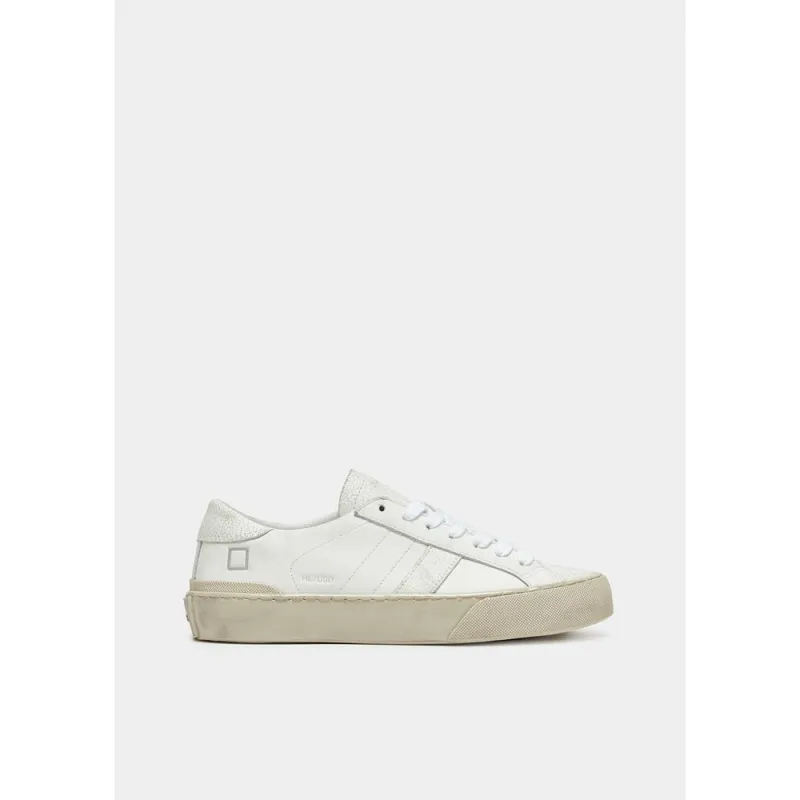 D.A.T.E White Leather Sneaker sold by Siebentaschen
