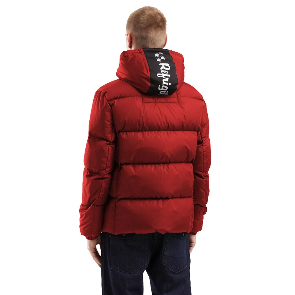 Refrigiwear Red Nylon Men Jacket sold by Siebentaschen product image thumbnail 2