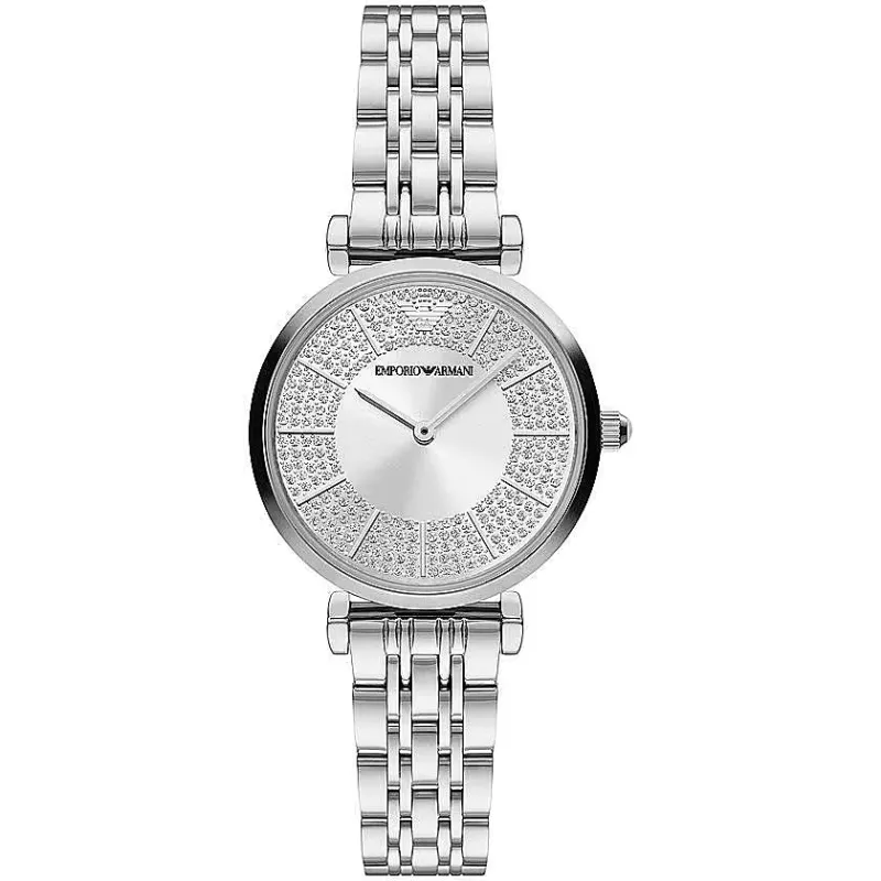 Emporio Armani Elegant Silver-Toned Women's Watch sold by Siebentaschen