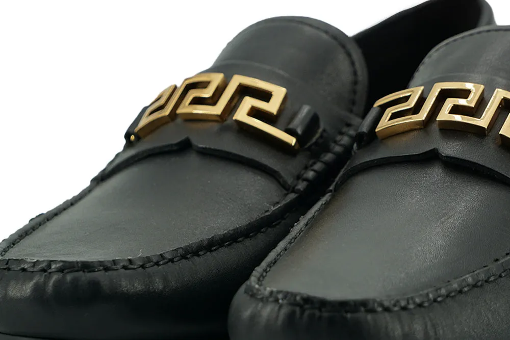 Versace Elegant Black Calf Leather Men's Loafers sold by Siebentaschen product image thumbnail 5