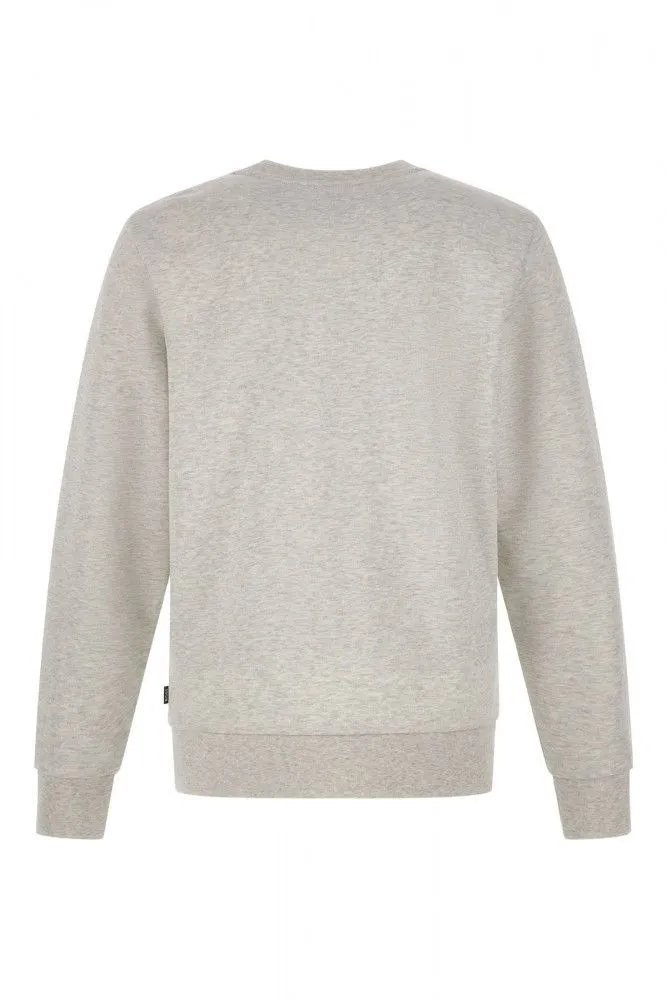 Hugo Boss Elegant Grey Round Neck Cotton Sweatshirt sold by Siebentaschen product image thumbnail 2