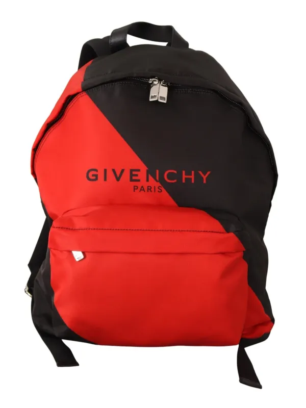 Givenchy Sleek Urban Backpack in Black and Red sold by Siebentaschen