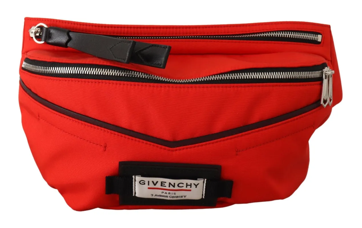 Givenchy Elegant Large Bum Belt Bag in Red and Black sold by Siebentaschen