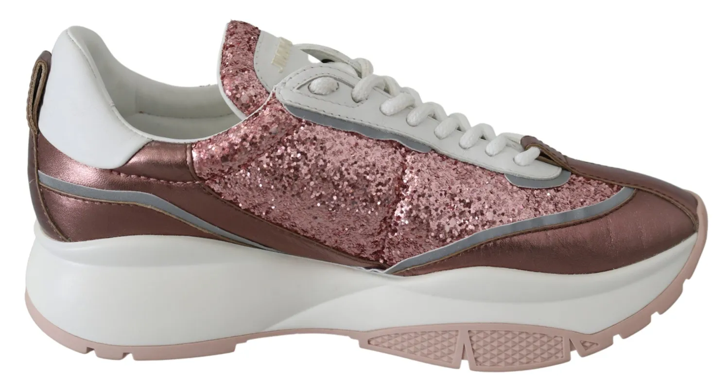 Jimmy Choo Candyfloss Glitter Sneaker Euphoria made by Jimmy Choo
