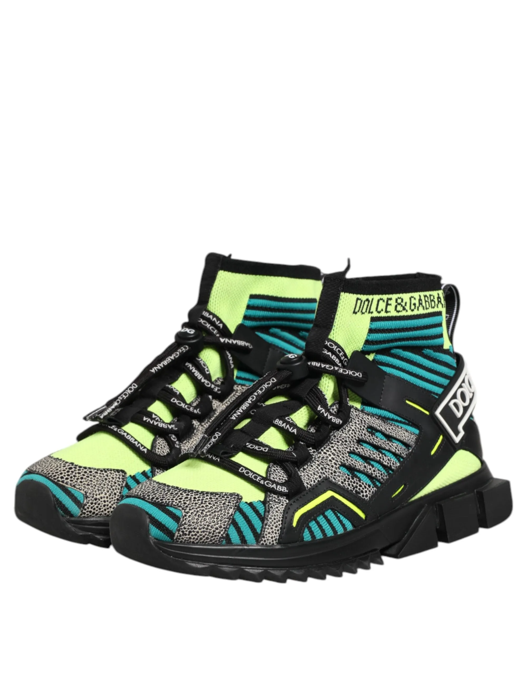 Dolce & Gabbana Multicolor Sorrento Socks Men Sneakers Shoes sold by Siebentaschen product image thumbnail 4