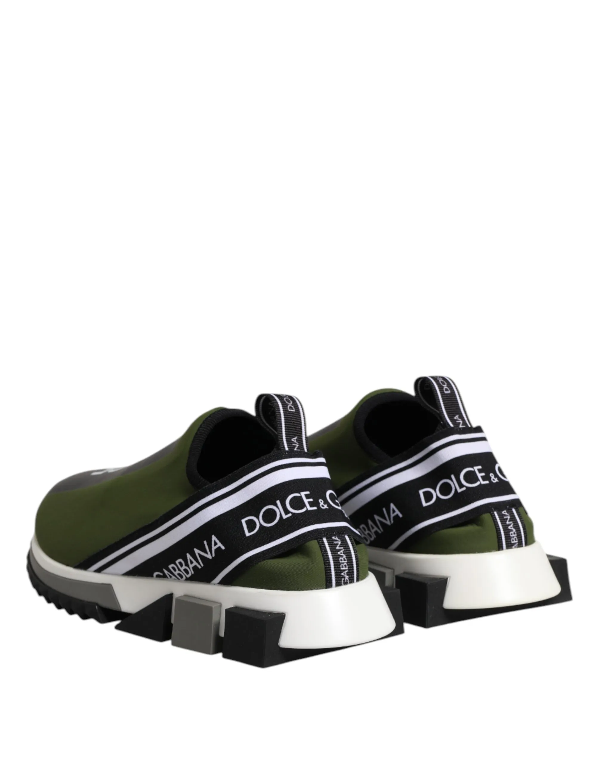Dolce & Gabbana Green Black Slip On Sorrento Sneakers Shoes sold by Siebentaschen product image thumbnail 5