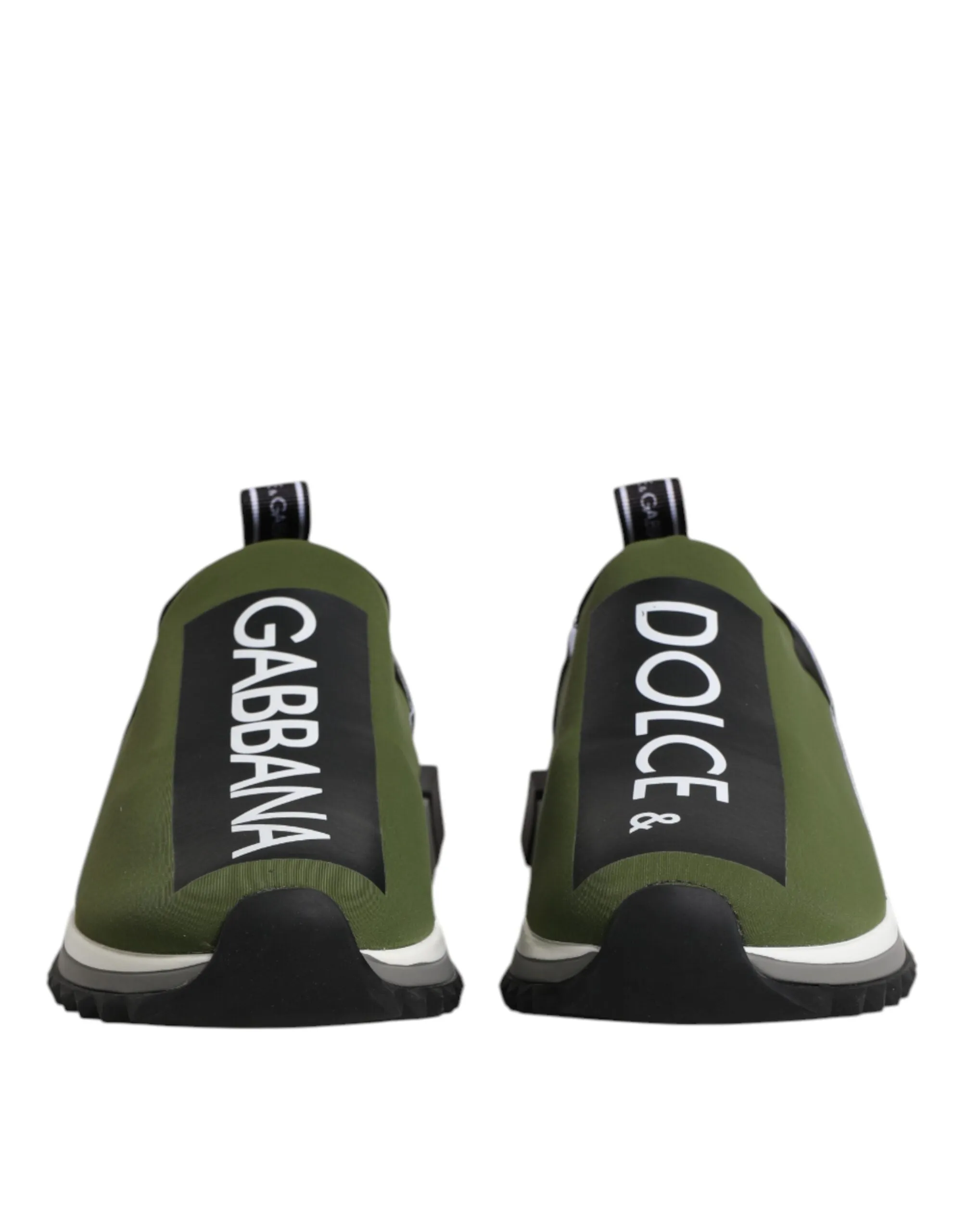 Dolce & Gabbana Green Black Slip On Sorrento Sneakers Shoes sold by Siebentaschen product image thumbnail 2