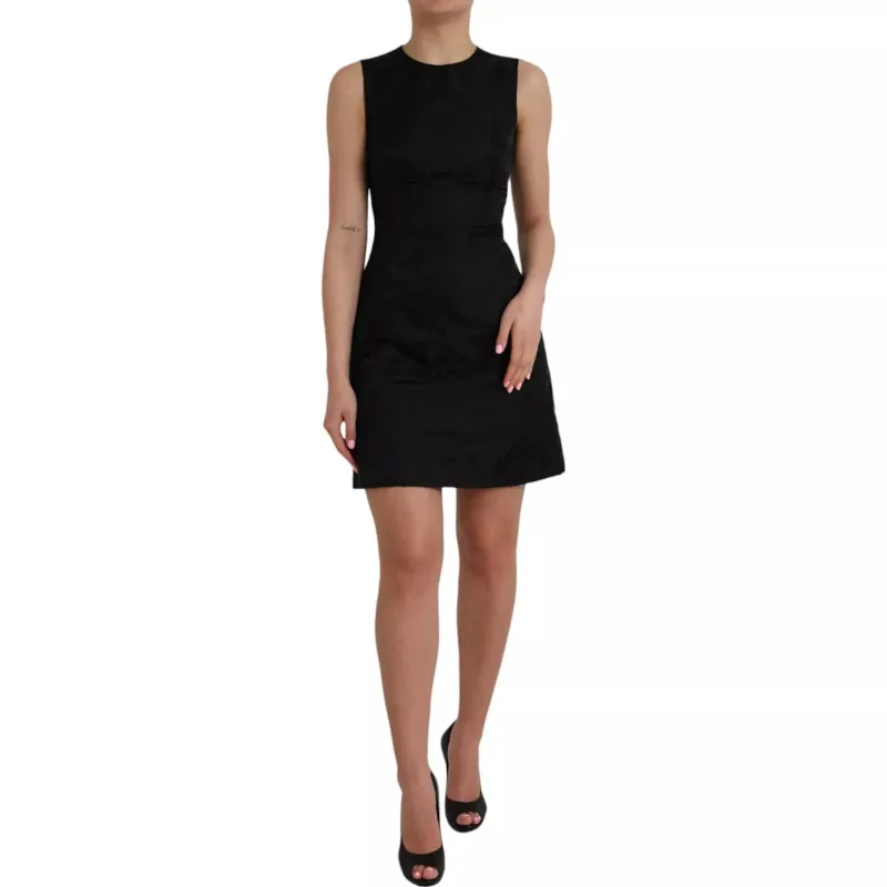 Dolce & Gabbana Black Sleeveless Bodycon A-line Mini Dress sold by Siebentaschen