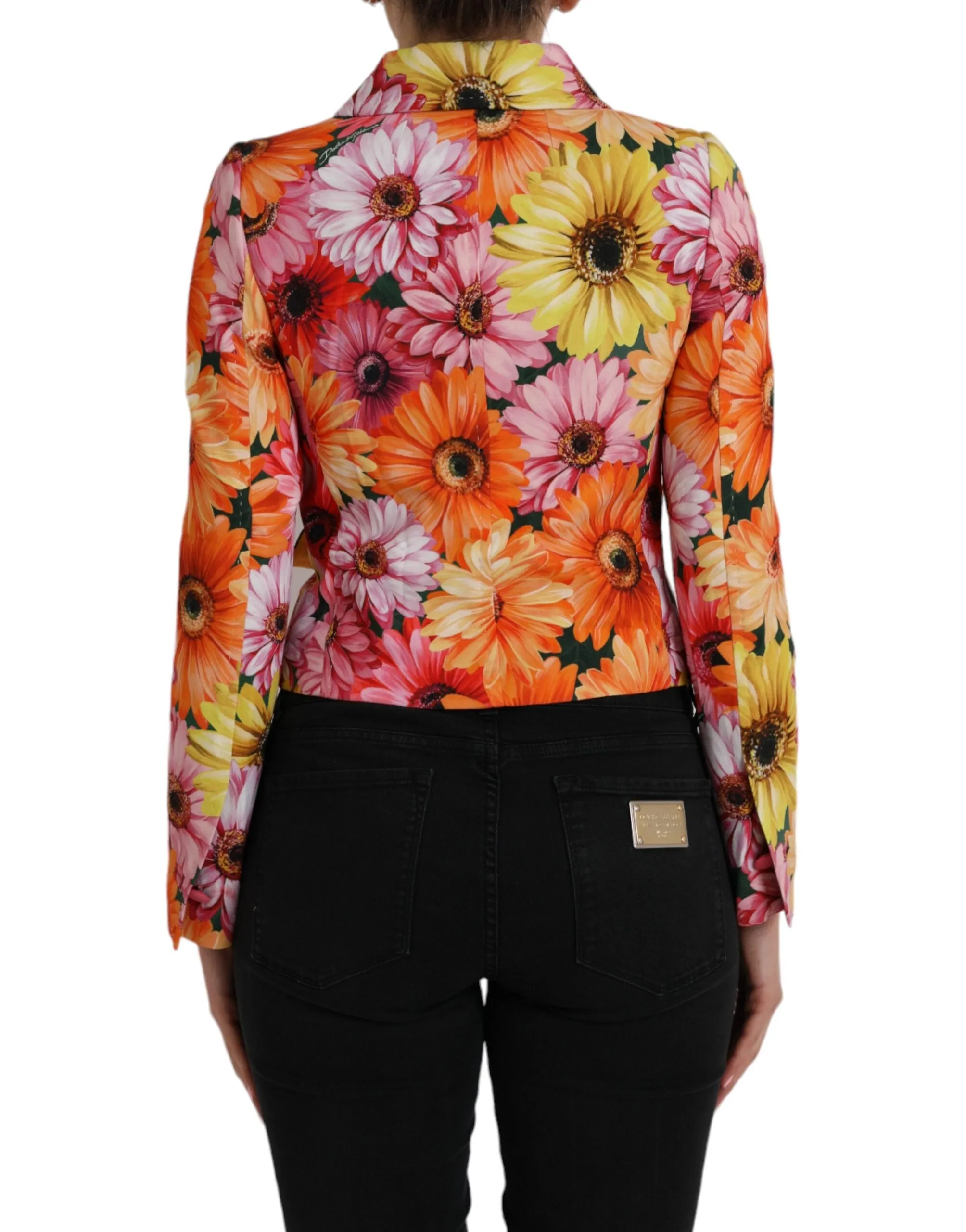 Dolce & Gabbana Multicolor Daisy Print Floral Fantasy Jacket sold by Siebentaschen product image thumbnail 3