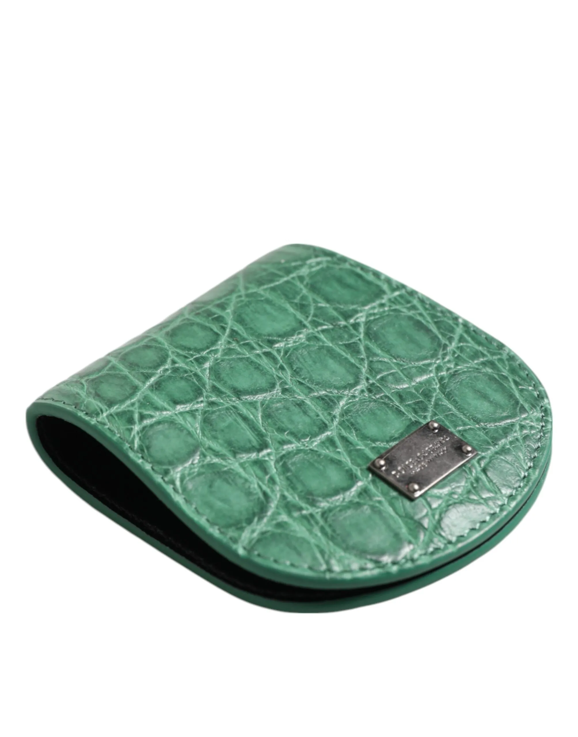 Dolce & Gabbana Green Exotic Skin Coin Condom Case Holder Pocket Wallet sold by Siebentaschen product image thumbnail 3