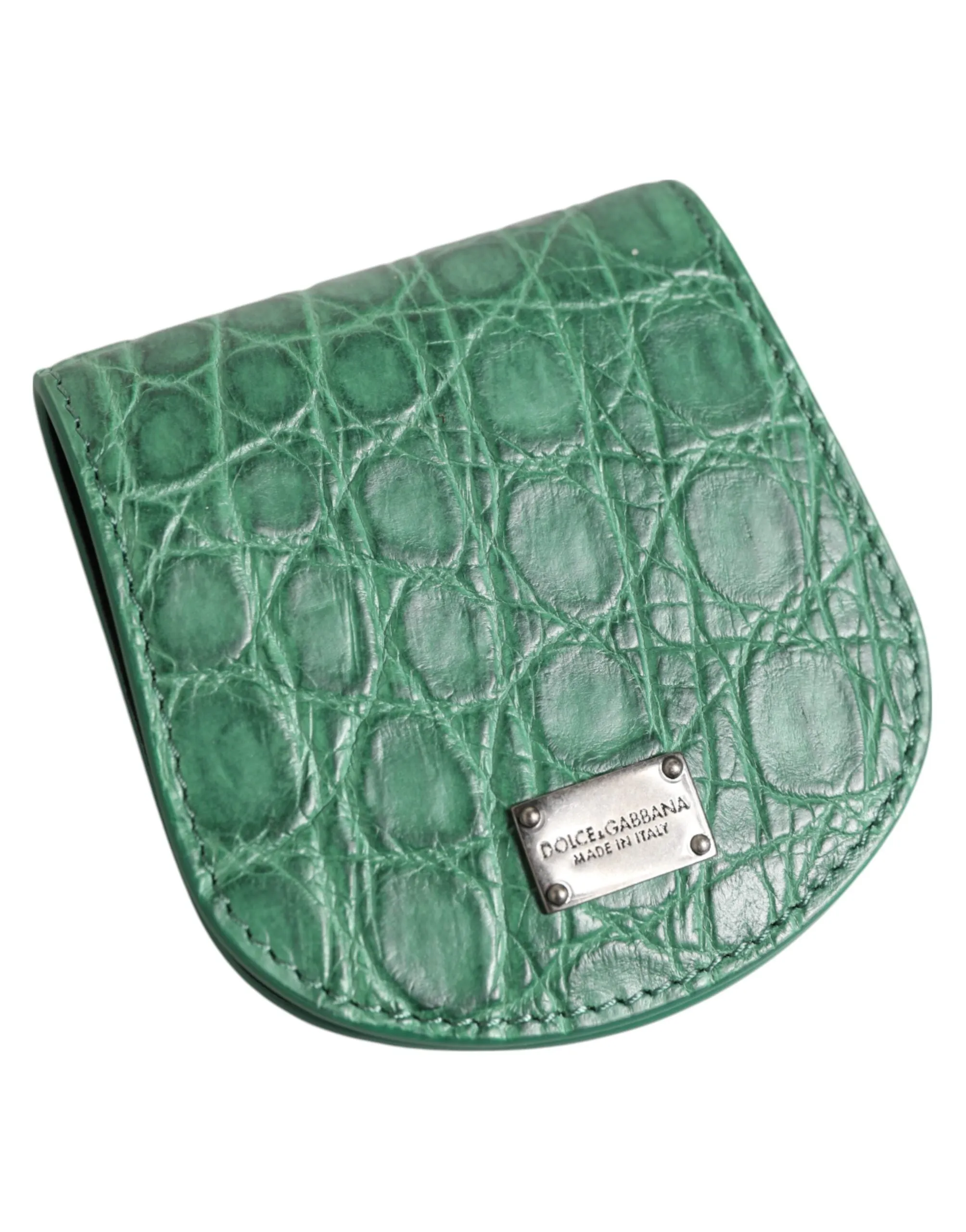 Dolce & Gabbana Green Exotic Skin Coin Condom Case Holder Pocket Wallet sold by Siebentaschen product image thumbnail 4