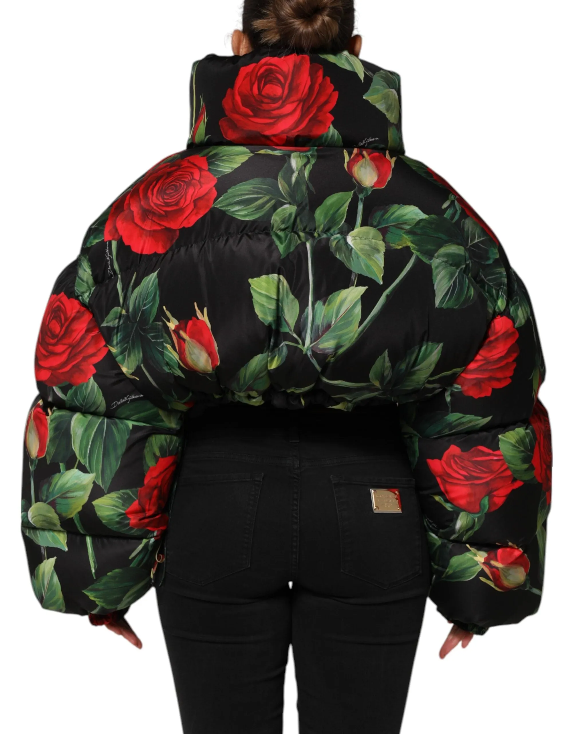 Dolce & Gabbana Multicolor Floral Puffer Coat Full Zip Jacket sold by Siebentaschen product image thumbnail 4