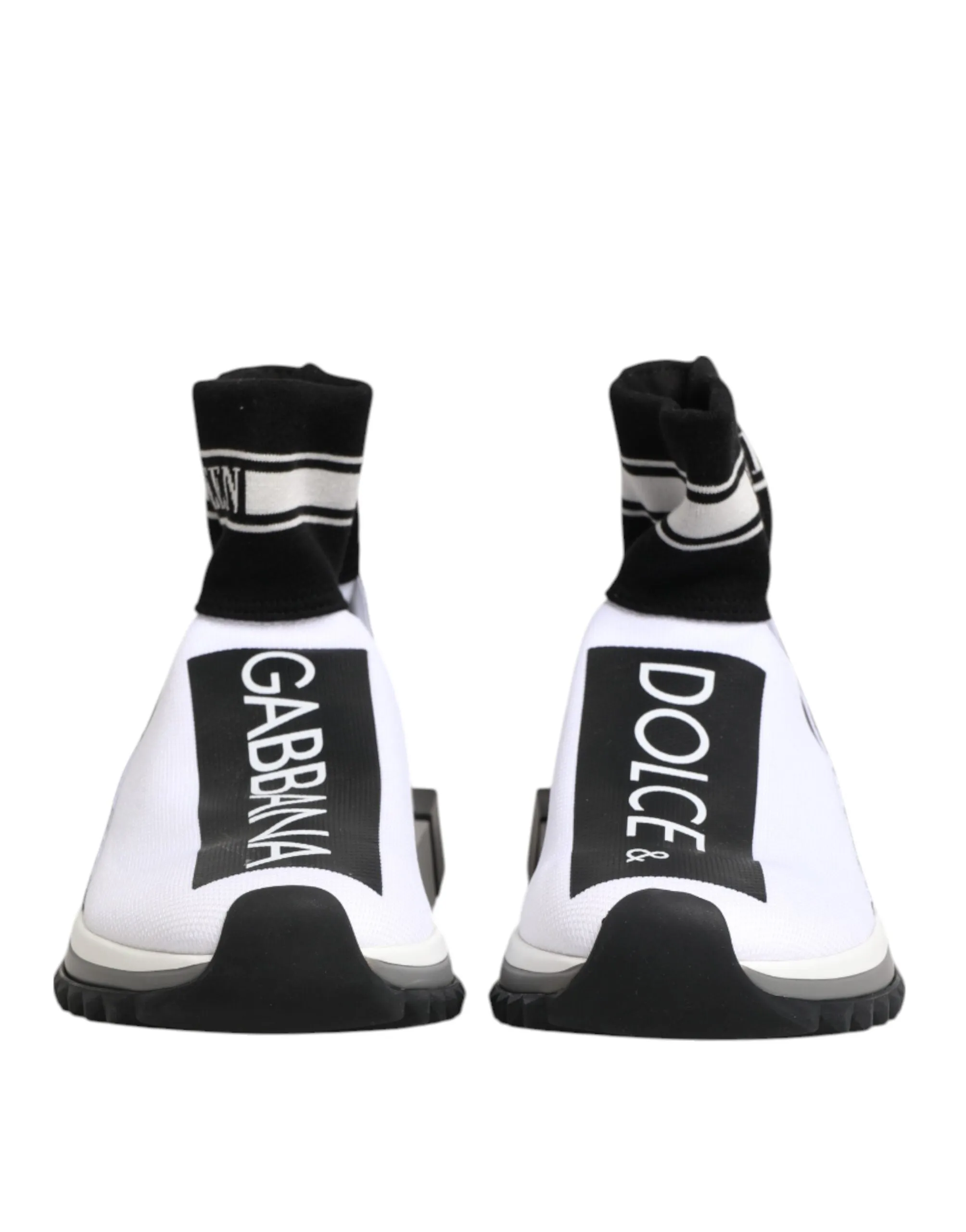 Dolce & Gabbana White Black Sorrento Socks Sneakers Shoes sold by Siebentaschen product image thumbnail 3