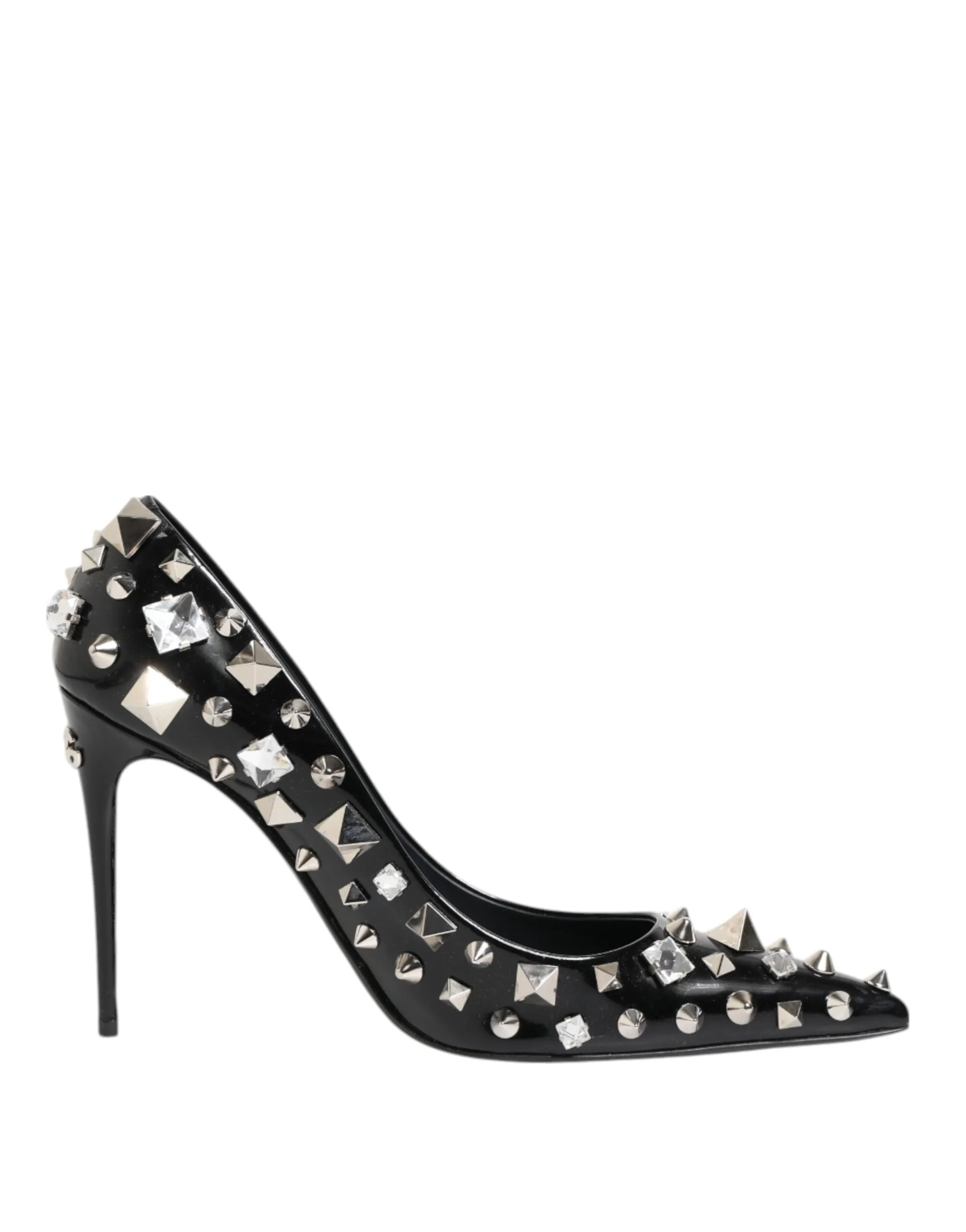 Dolce & Gabbana Black Crystals Studs Stiletto Pumps Shoes sold by Siebentaschen product image thumbnail 2