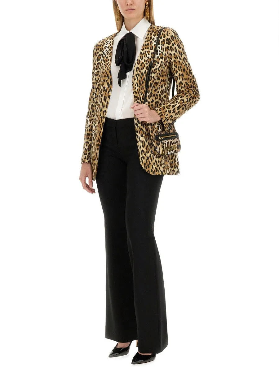 Moschino JACKET WITH ANIMAL PATTERN sold by Siebentaschen product image thumbnail 2