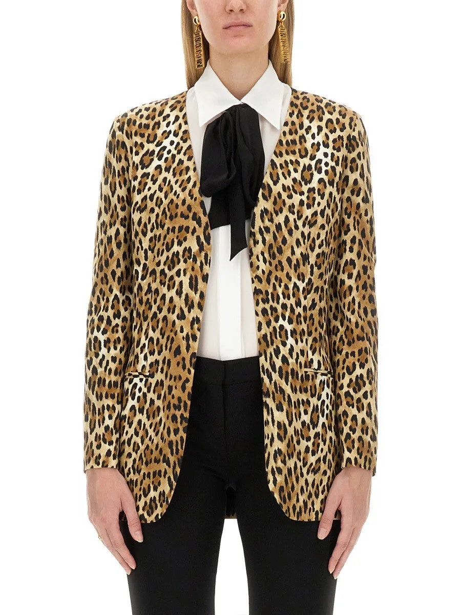 Moschino JACKET WITH ANIMAL PATTERN sold by Siebentaschen product image thumbnail 5