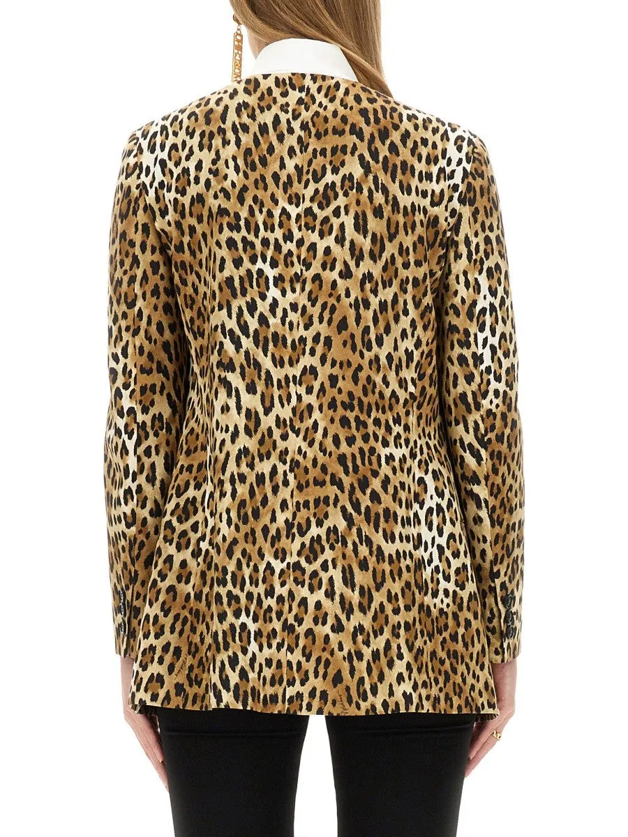 Moschino JACKET WITH ANIMAL PATTERN sold by Siebentaschen product image thumbnail 3
