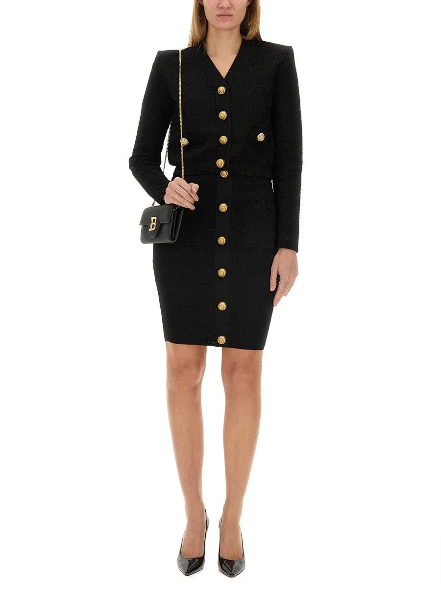 Balmain "VICHY" KNIT SKIRT sold by Siebentaschen product image thumbnail 2