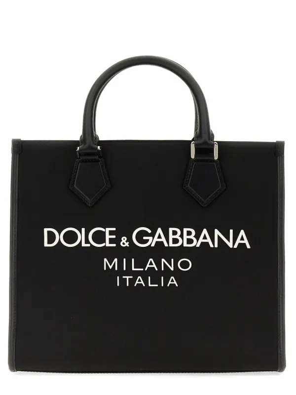 Dolce & Gabbana SHOPPING BAG WITH LOGO sold by Siebentaschen
