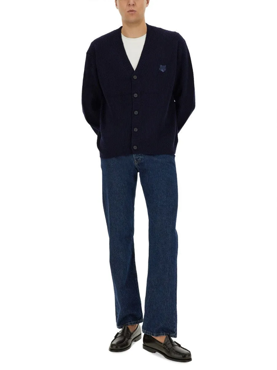 Maison Kitsune RIBBED CARDIGAN sold by Siebentaschen product image thumbnail 2