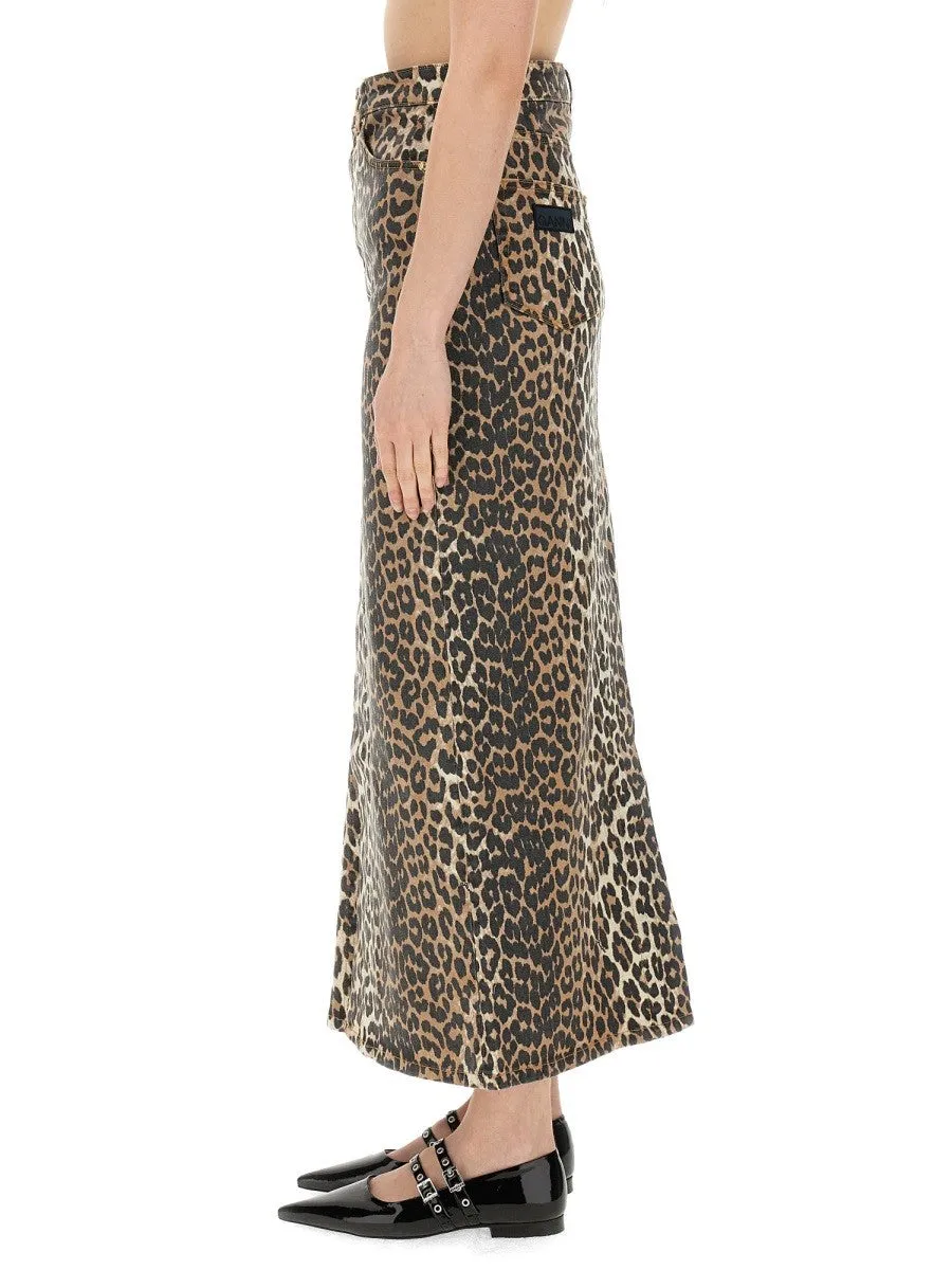 GANNI SKIRT WITH MAXI SLIT sold by Siebentaschen product image thumbnail 4