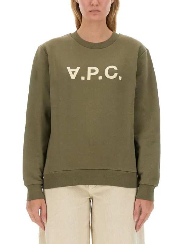 A.P.C. SWEATSHIRT WITH LOGO sold by Siebentaschen