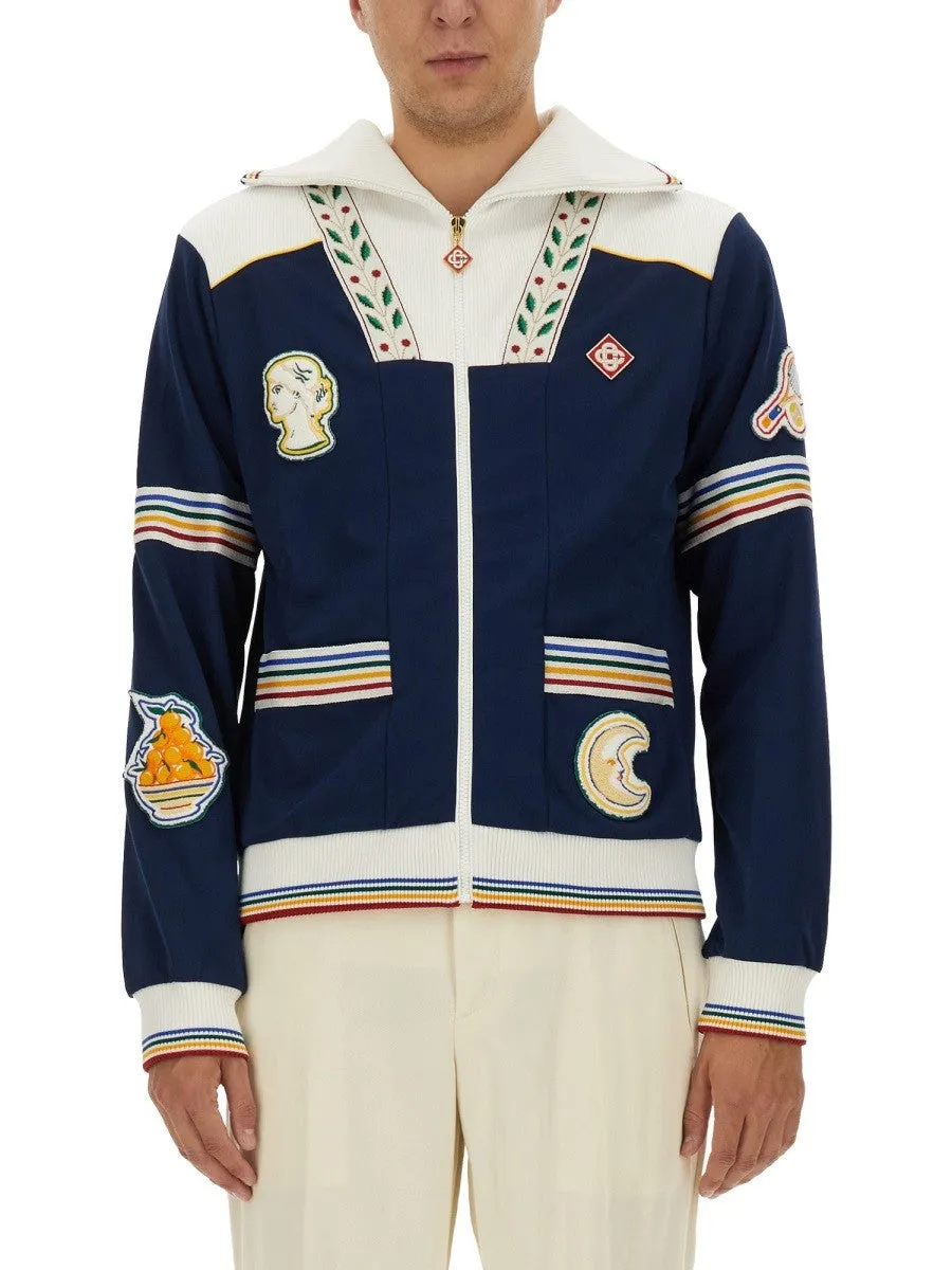 CASABLANCA ZIP SWEATSHIRT. sold by Siebentaschen