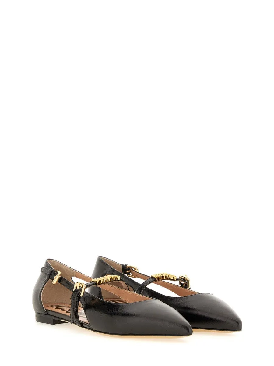 Moschino LEATHER BALLERINA sold by Siebentaschen product image thumbnail 3
